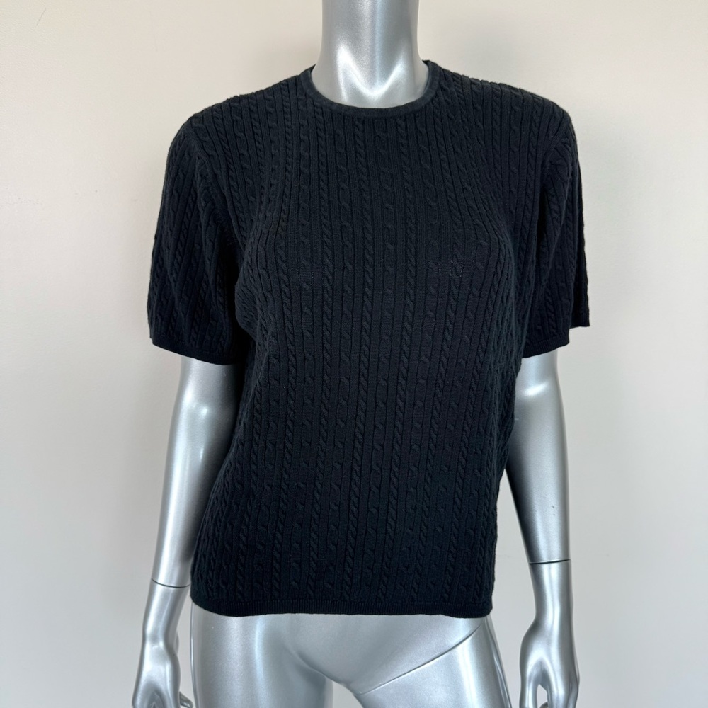 Pendleton women cotton black top size XL